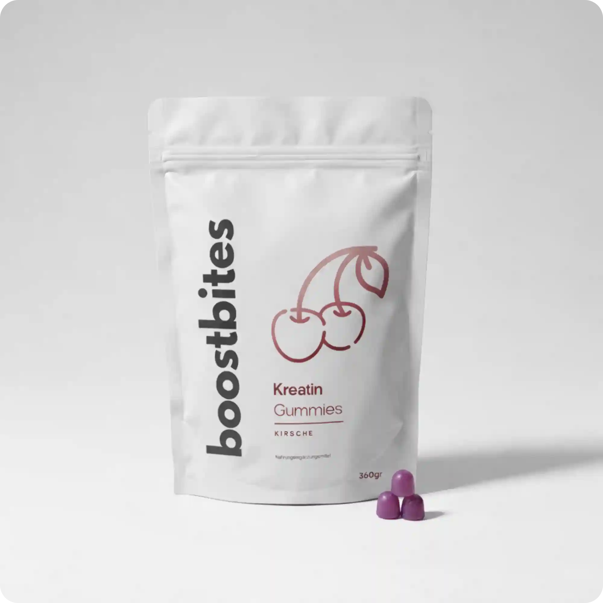 BoostBites Kreatin Gummies – Kirsche
